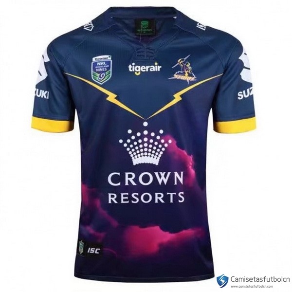Camiseta Melbourne Storm Auckland 9's 2017-18 Azul